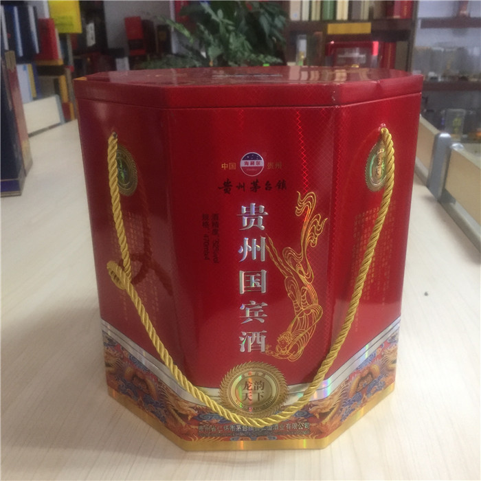 六棱四瓶装铁盒